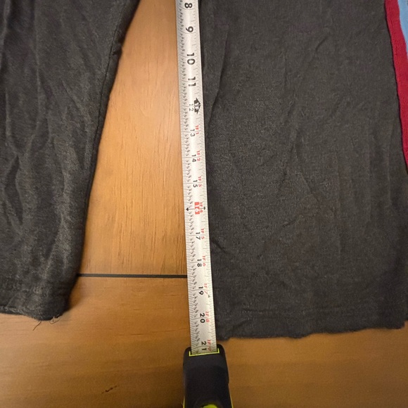 Stylish Gray Track Pants with Red and Blue Stripes - Picture 3 of 7